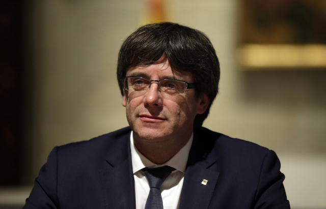 Katalánský premiér Carles Puigdemont.