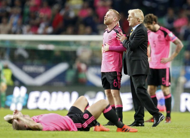 Skotský reprezentační trenér Gordon Strachan.