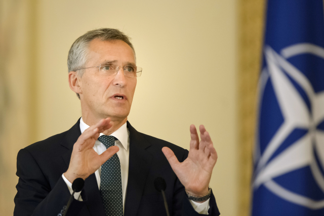 Generální tajemník aliance Jens Stoltenberg. 