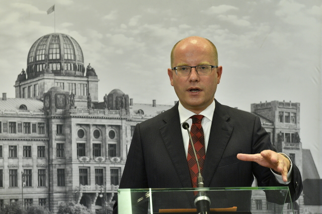 Premiér Bohuslav Sobotka.
