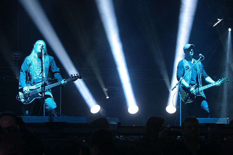 Koncert kapely Kabát v pražské O2 Aréně v roce 2013.