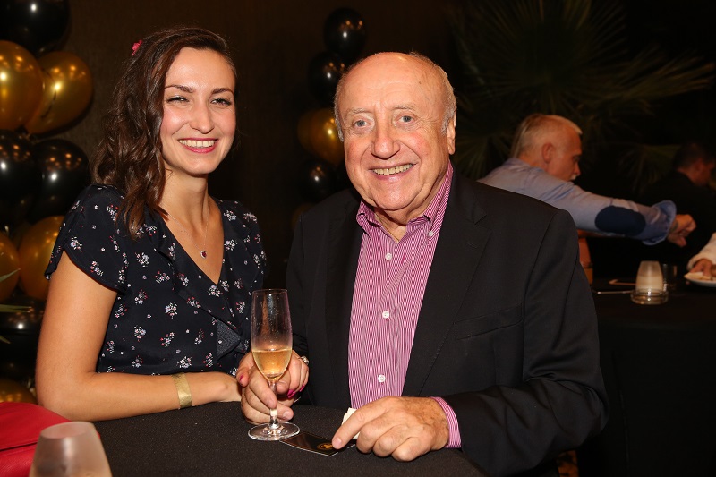Felix Slováček s Lucií Gelemovou.