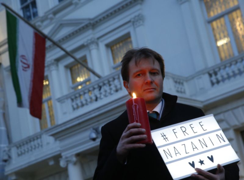 Manžel obviněné Nazanin Zaghari-Ratcliffe, Richard Ratcliffe.