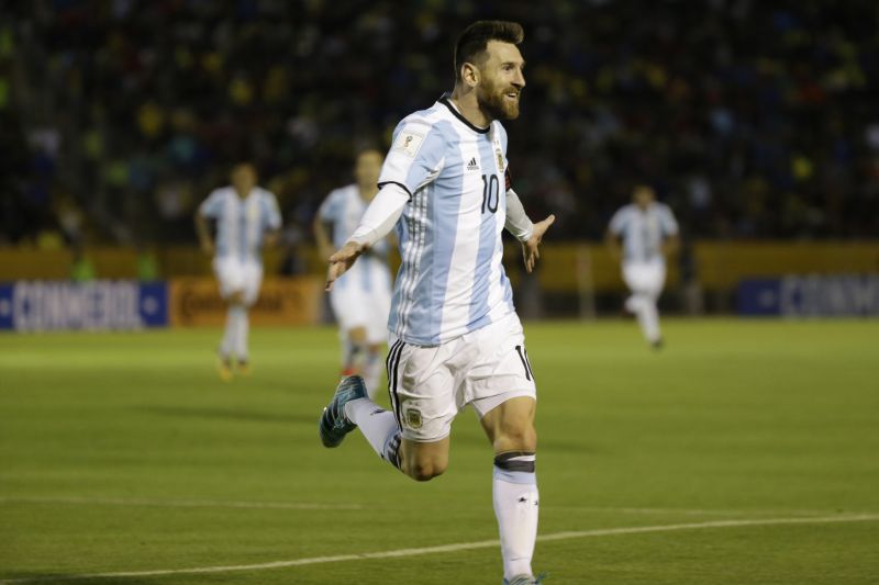 Argentinský kapitán Lionel Messi.