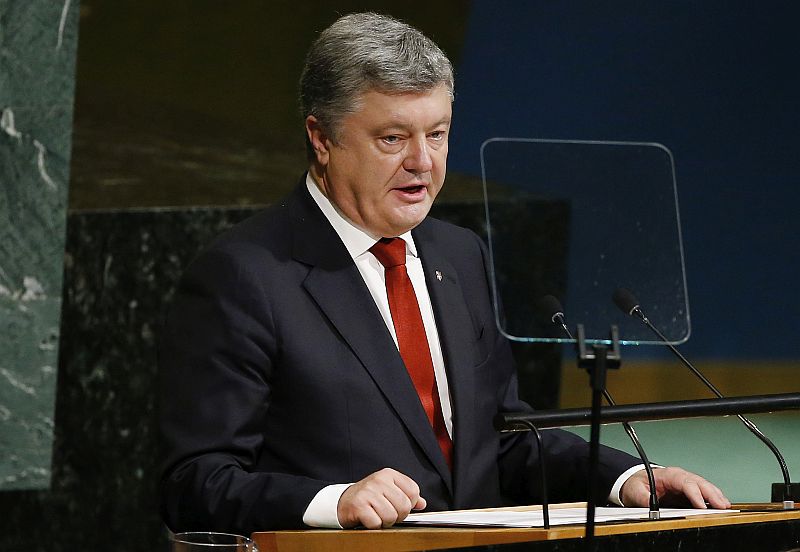 Ukrajinský prezident Petro Porošenko.
