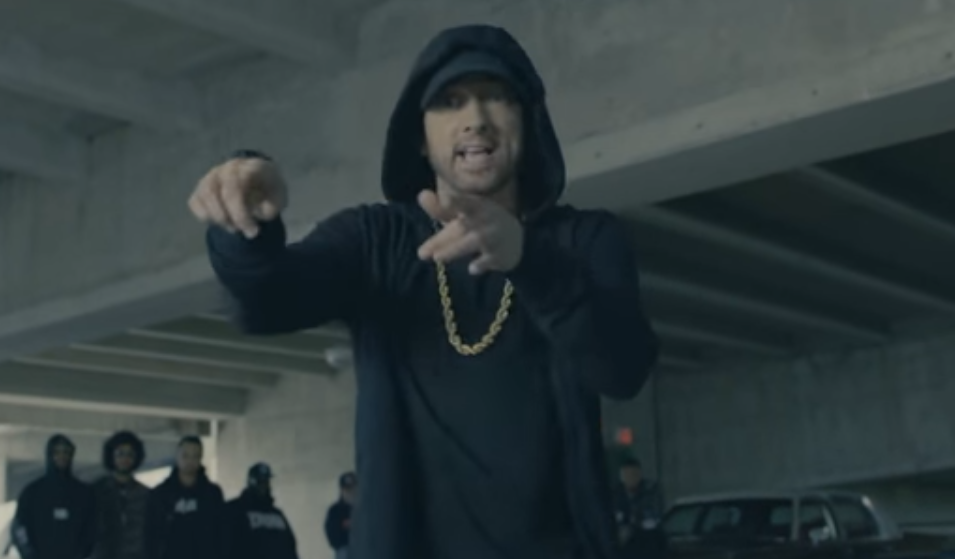 Americký rapper Eminem.
