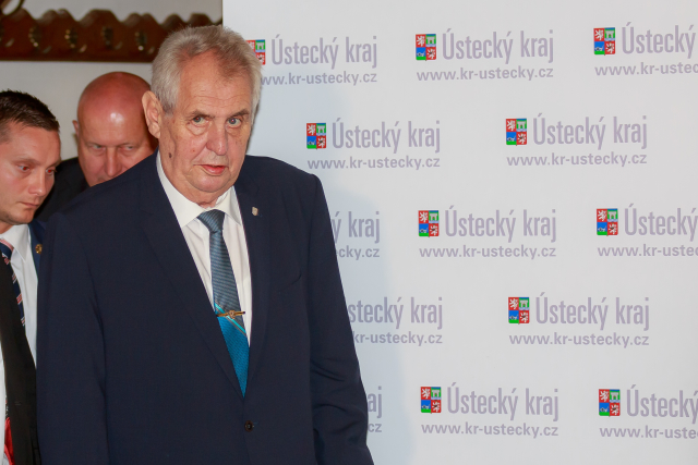 Prezident Miloš Zeman.
