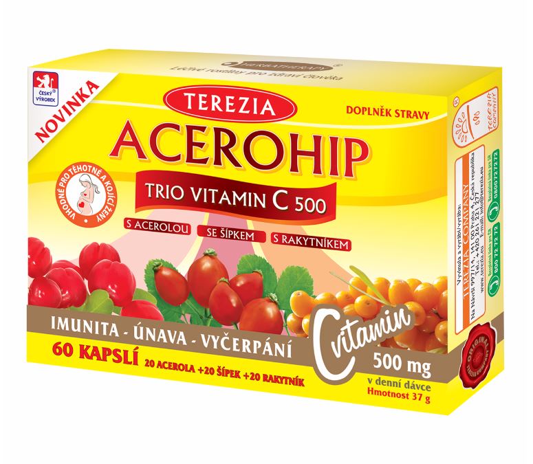 ACEROHIP TRIO VITAMIN C 500 mg.