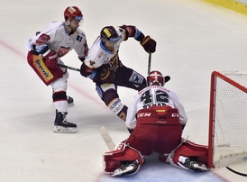 Jihlava se v dalším kole hokejové extraligy utkala s Hradcem Králové.