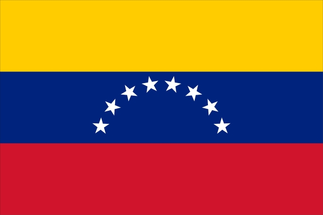 Venezuelská vlajka. Venezuelská vlajka.