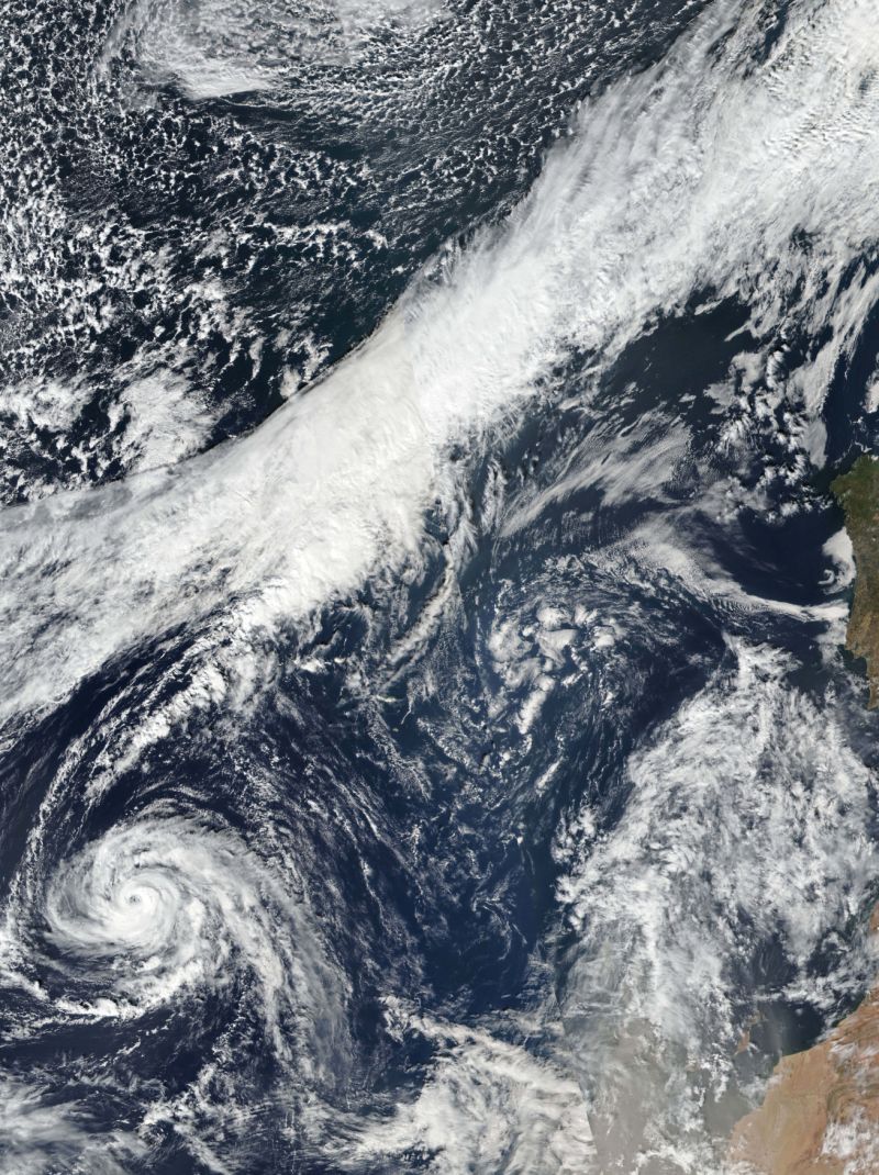 Hurikán Ophelia.