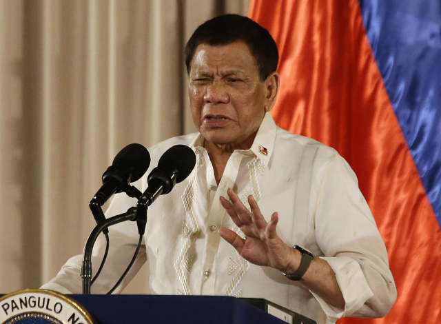 Filipínský prezident Rodrigo Duterte.
