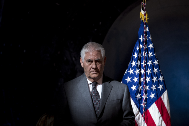 Ministr zahraničí USA Rex Tillerson.