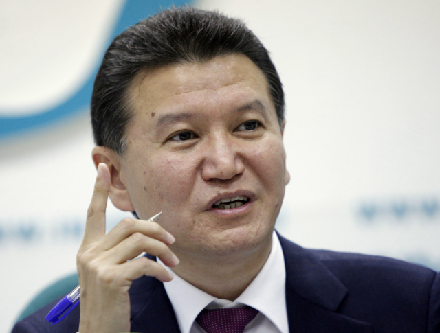 Prezident Mezinárodní šachové federace (FIDE) Kirsan Iljumžinov.