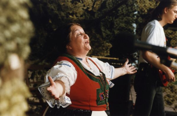 Folklorová zpěvačka Jarmila Šuláková