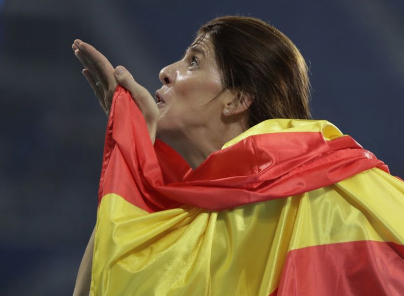 Olympijská šampionka Ruth Beitiaová.