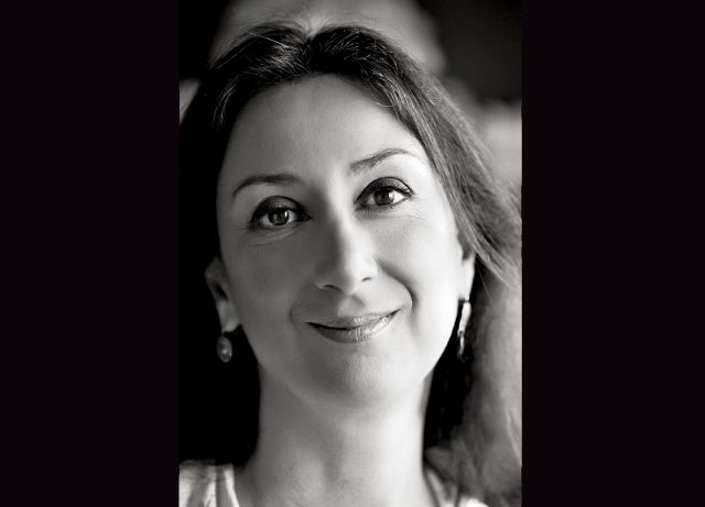 Zavražděná maltská novinářka Daphne Caruanová Galiziová.