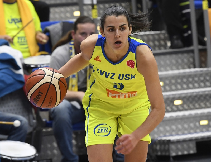 Basketbalistka ZVVZ USK USK Praha (ilustrační foto).