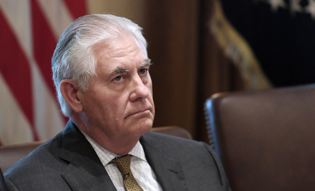 Americký ministr zahraničí Rex Tillerson.