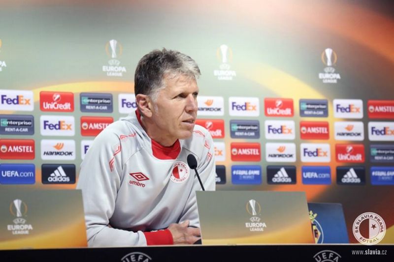 Trenér fotbalové Slavie Jaroslav Šilhavý.