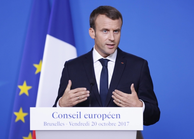 Francouzský prezident Emmanuel Macron.