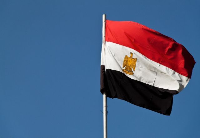 Vlajka Egypta.