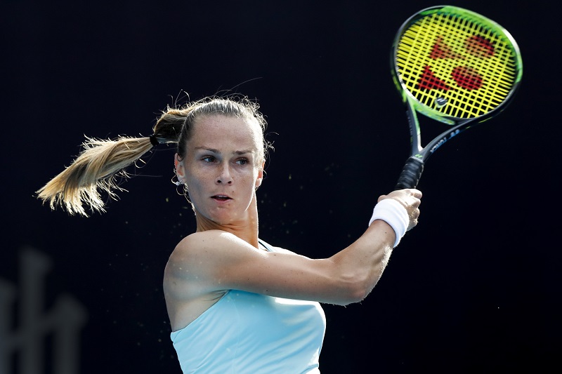 Magdalena Rybáriková na turnaji v Linci.