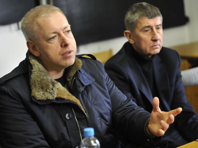 Milan Chovanec (vlevo) a Andrej Babiš.