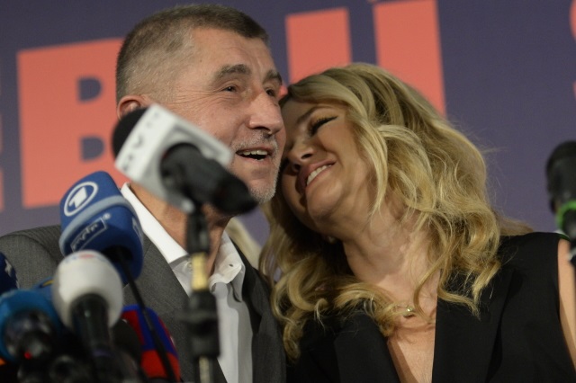 Andrej Babiš s manželkou. 