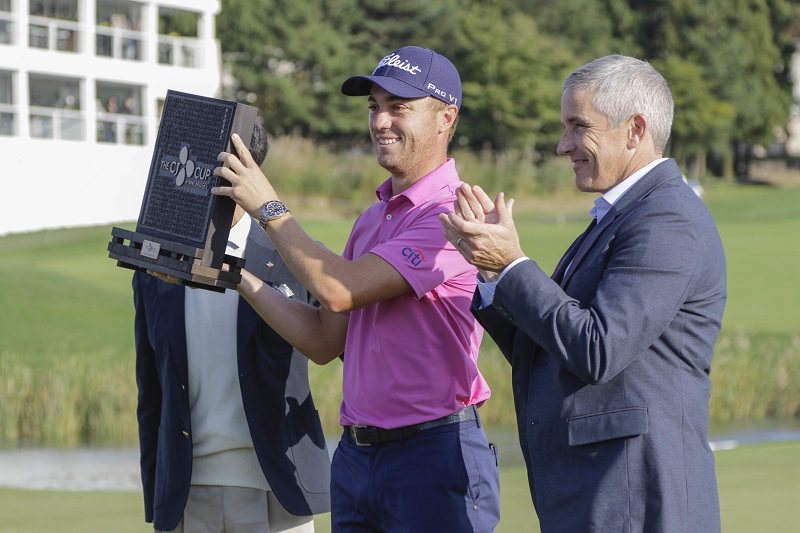 Americký golfista Justin Thomas