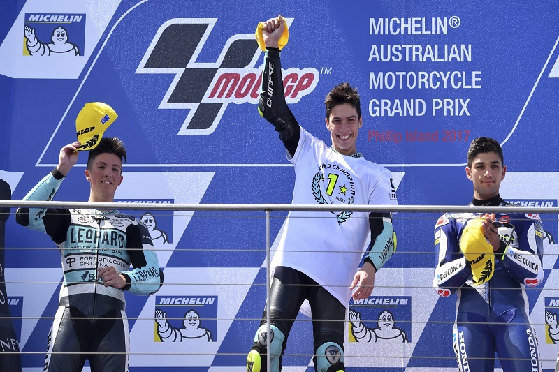 Šampionem Moto3 se stal Španěl Mir.
