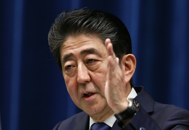 Premiér Šinzó Abe. Premiér Šinzó Abe.