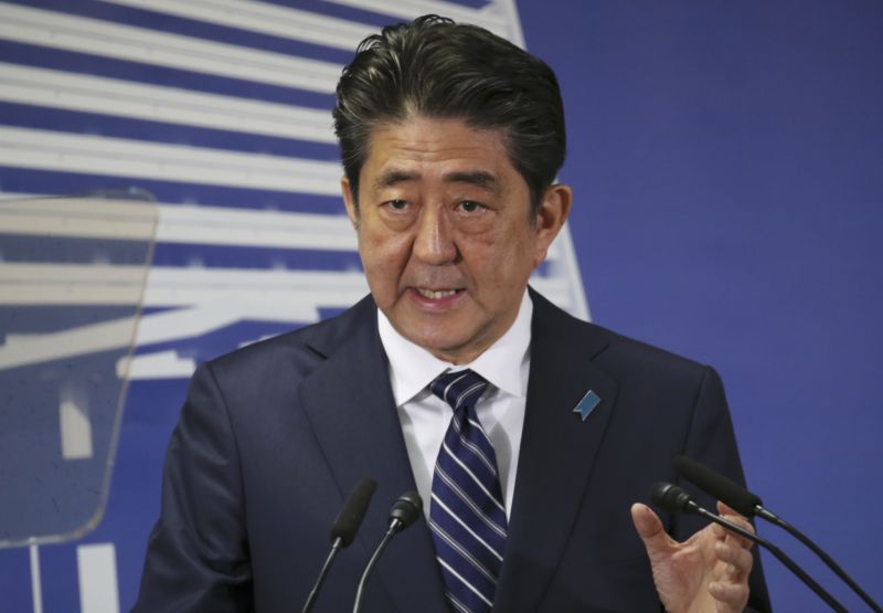 Japonský premiér Šinzó Abe.