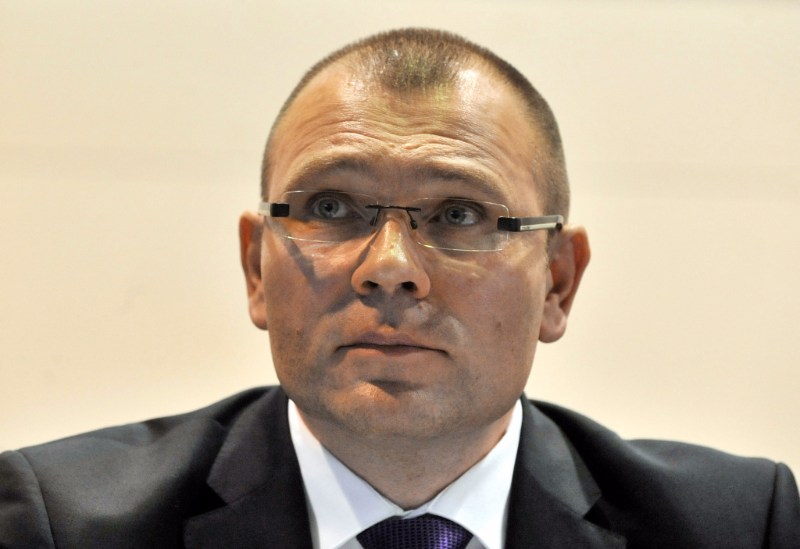 Primátor Karviné Tomáš Hanzel.