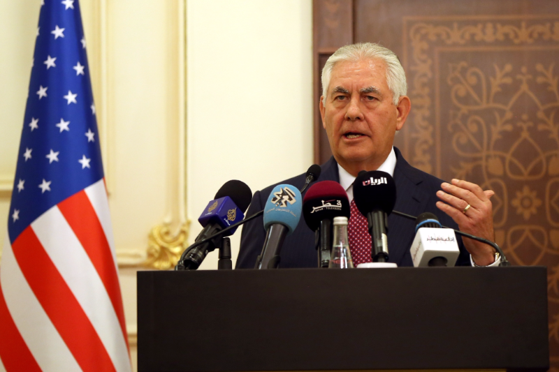 Americký ministr zahraničí Rex Tillerson. 