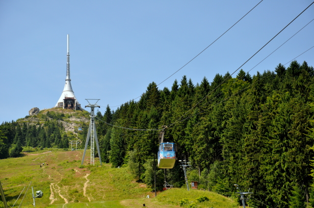 Lanovka na Ještěd.