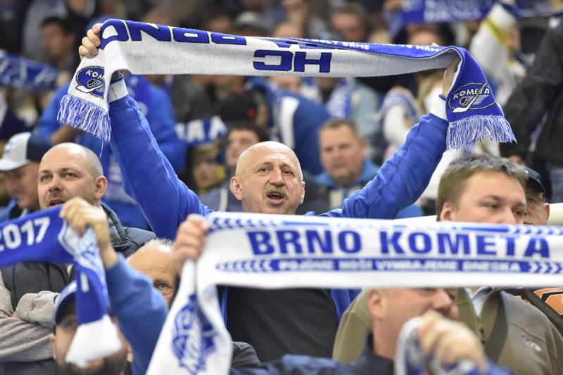 Hokejová Kometa Brno dostala další pokutu za své příznivce.