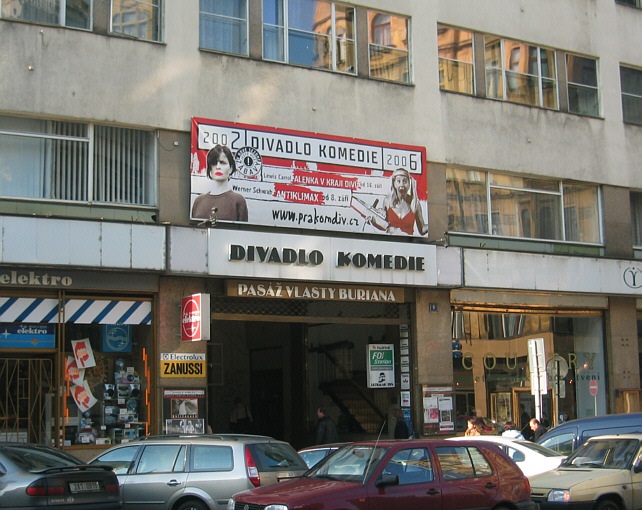 Divadlo Komedie se zařadí do MDP, mezi ABC a Rokoko.