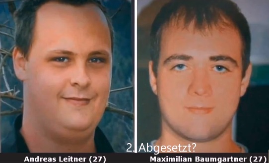 Pohřešovaní Andreas Leitner a Maximillian Baumgartner.