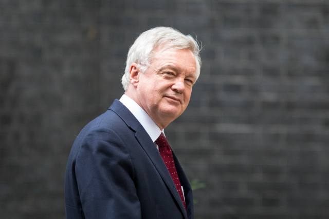 Britský ministr pro brexit David Davis.