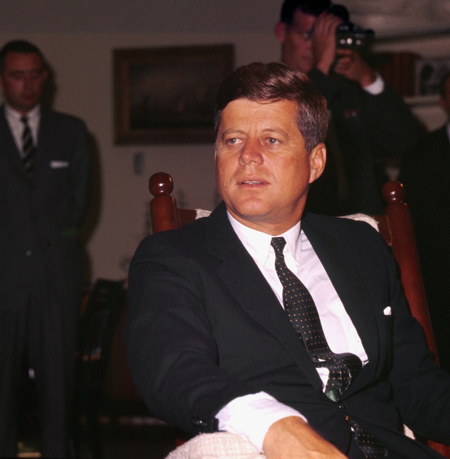 Americký prezident John F. Kennedy.