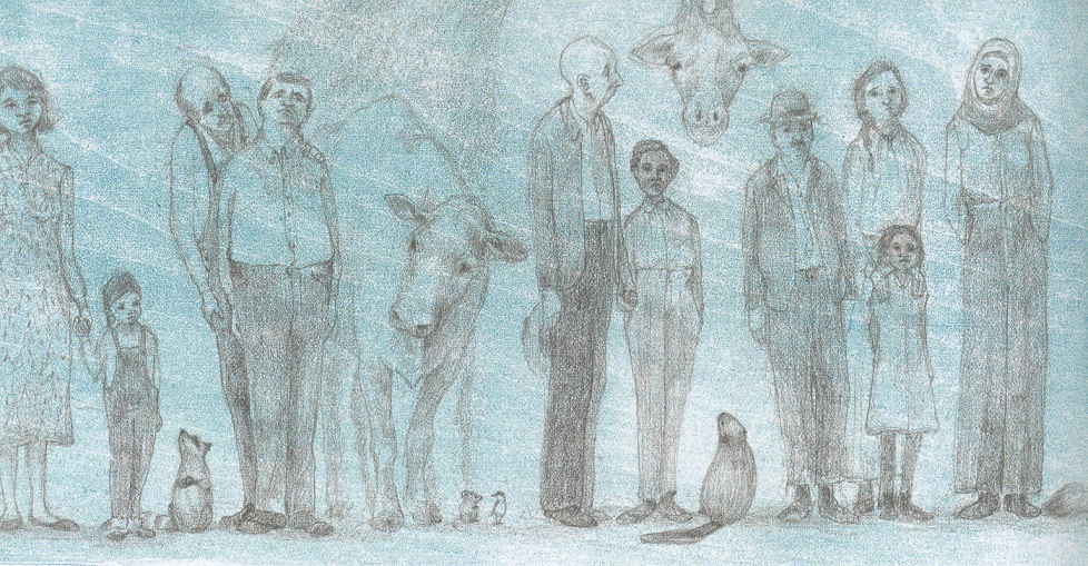 Ilustrace Erin Steadové k pohádce Ztracený princ Margarín.