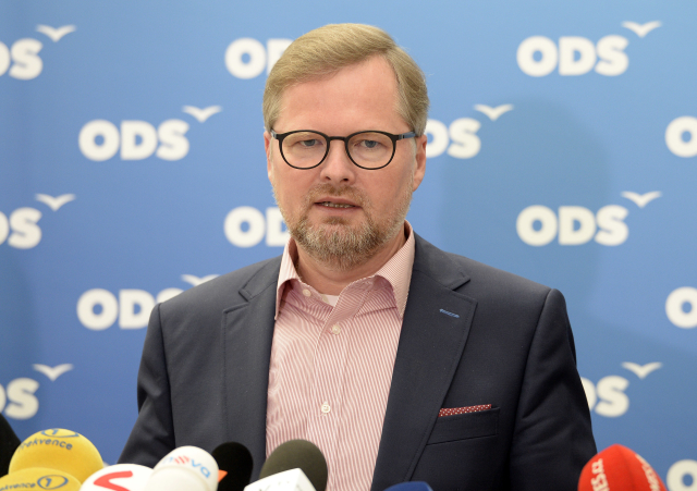 Předseda Občanské demokratické strany Petr Fiala.