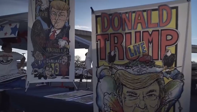Záběr z filmu Trumpoty. Záběr z filmu Trumpoty.
