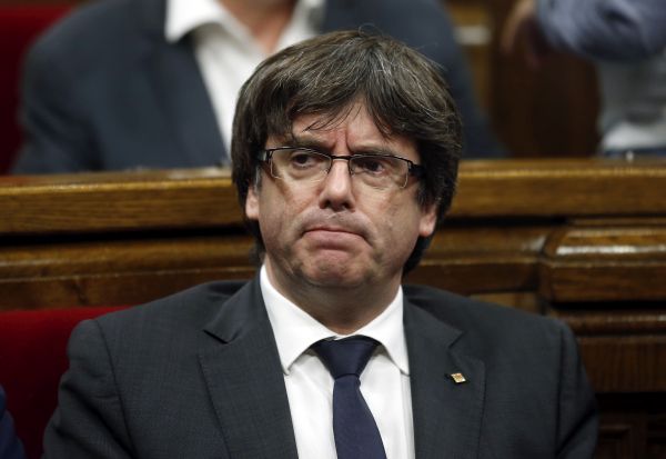 Katalánský premiér Carles Puigdemont.
