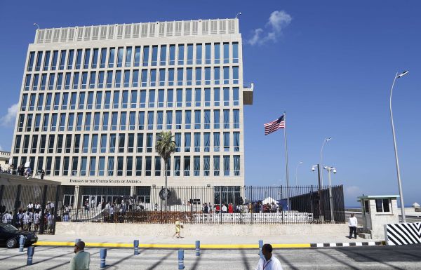 Ambasáda USA, Havana, Kuba.