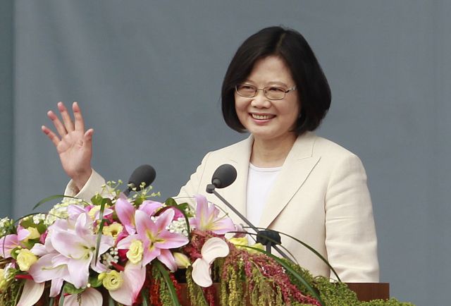 Tchajwanská prezidentka Cchaj Jing-wen.