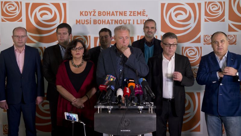 Volební tisková konference ČSSD.