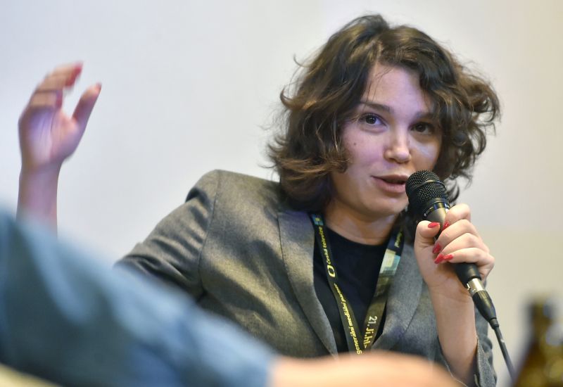 Dcera zavražděného ruského politika Borise Němcova Žanna.