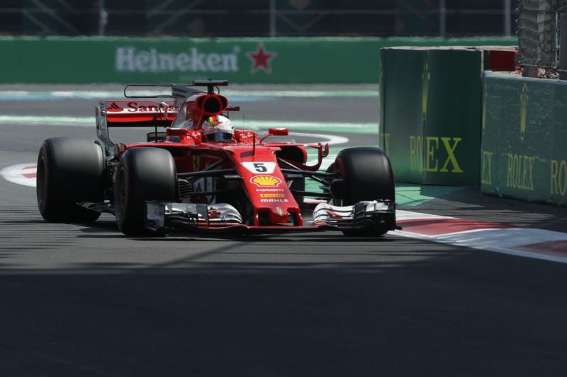 Sebastian Vettel, jezdec Ferrari.